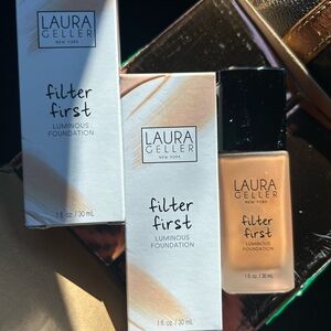 Laura Geller Filter First Luminous Foundation - PECAN x3. NEW IN BOX